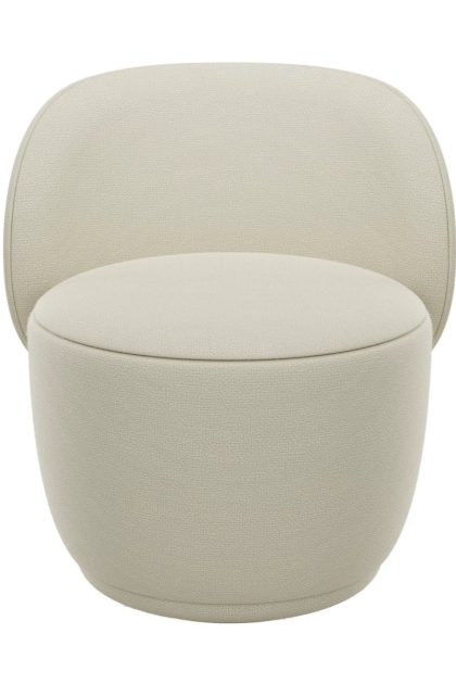 Blomus kuon fåtölj med snurrfunktion boucla beige