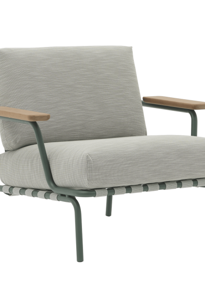 Muuto settle lounge chair loungefåtölj ribbed weave 2 dark green