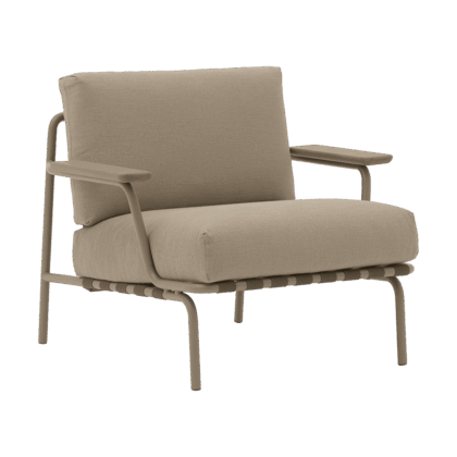 Muuto settle lounge chair loungefåtölj ribbed weave 5 taupe