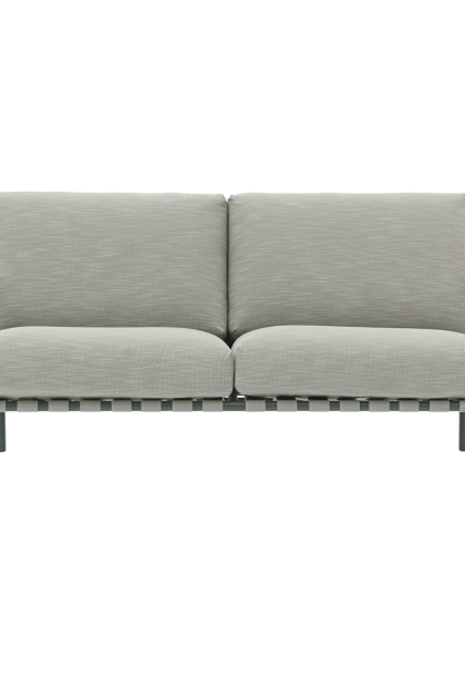 Muuto settle 2-sits soffa ribbed weave 2 dark green