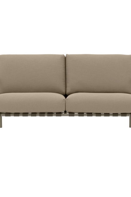 Muuto settle 2-sits soffa ribbed weave 5 taupe