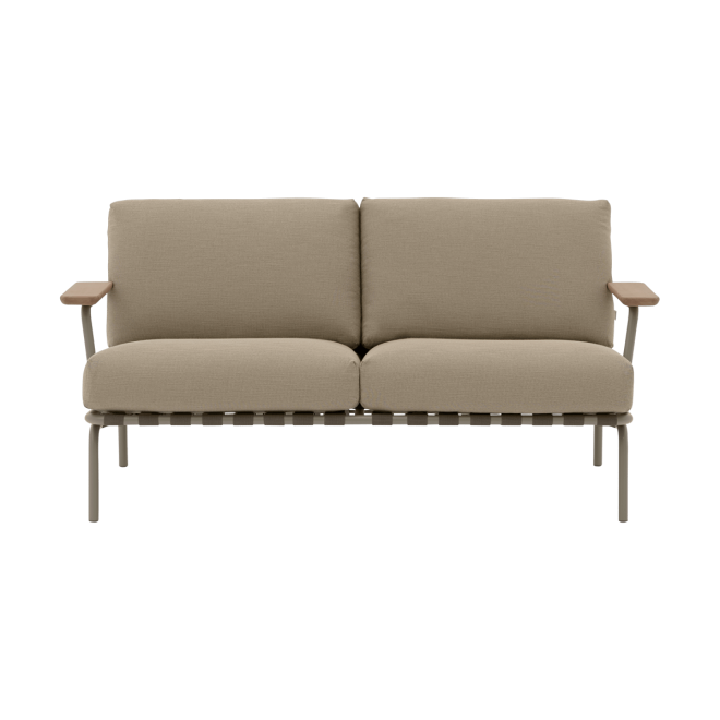 Muuto settle 2-sits soffa ribbed weave 5 taupe