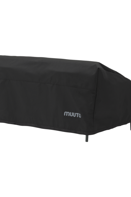 Muuto settle outdoor skydd till 2-sits soffa black