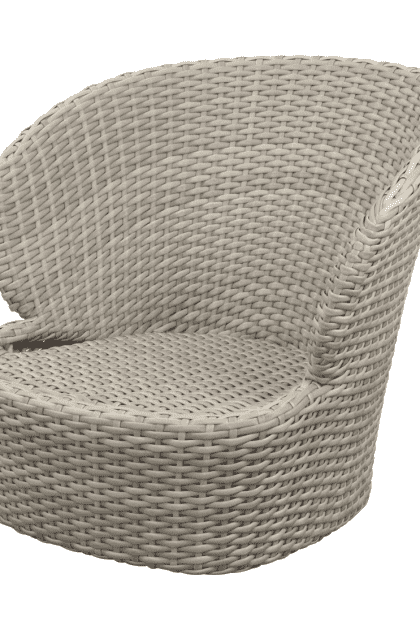 Cane-line coast loungefåtölj swivel sand (flat weave)