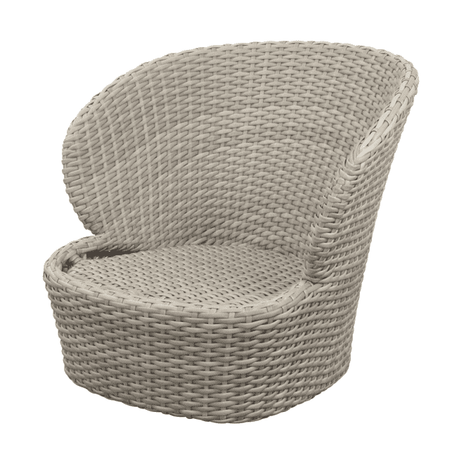 Cane-line coast loungefåtölj swivel sand (flat weave)