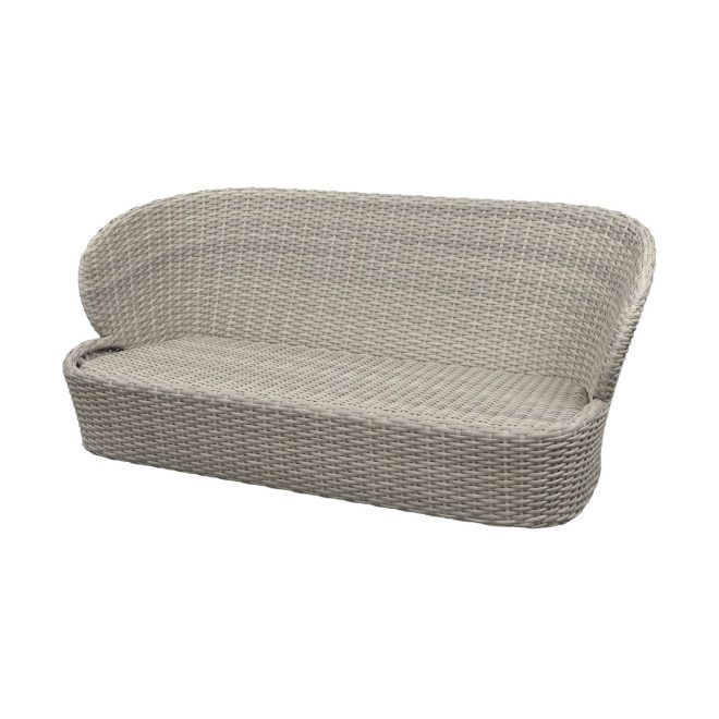 Cane-line coast 2,5-sits soffa sand (flat weave)