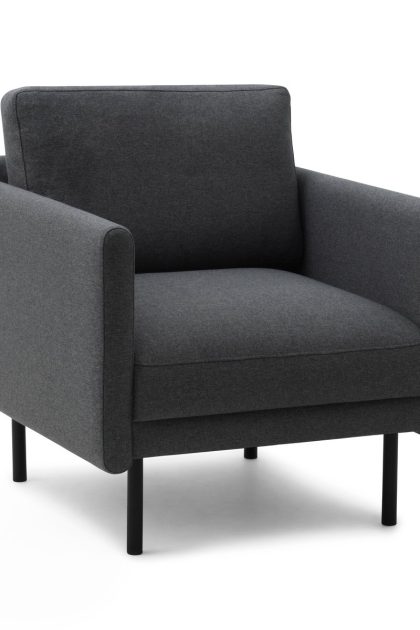 Normann copenhagen rar fåtölj re-born dark grey