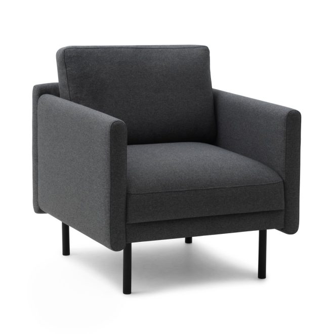Normann copenhagen rar fåtölj re-born dark grey