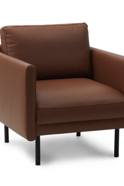 Normann copenhagen rar fåtölj omaha leather cognac