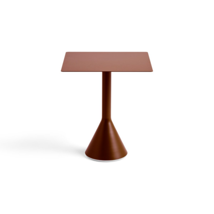 Hay palissade cone kvadratiskt cafébord 65x65 cm iron red