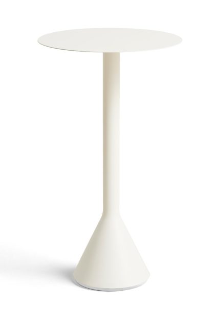 Hay palissade cone runt cafébord cream white, Ø60 cm