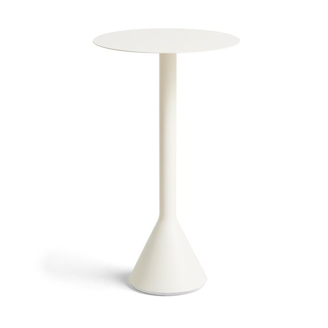 Hay palissade cone runt cafébord cream white, Ø60 cm