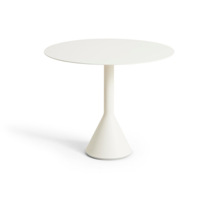 Hay palissade cone runt cafébord cream white, Ø90 cm