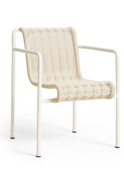 Hay palissade cord dining karmstol cream white