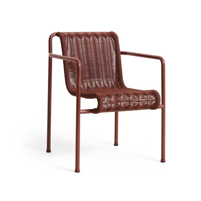 Hay palissade cord dining karmstol iron red