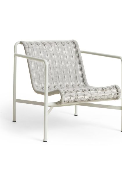 Hay palissade cord low loungefåtölj sky grey