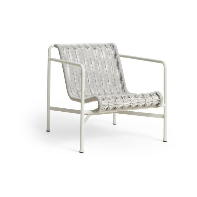 Hay palissade cord low loungefåtölj sky grey