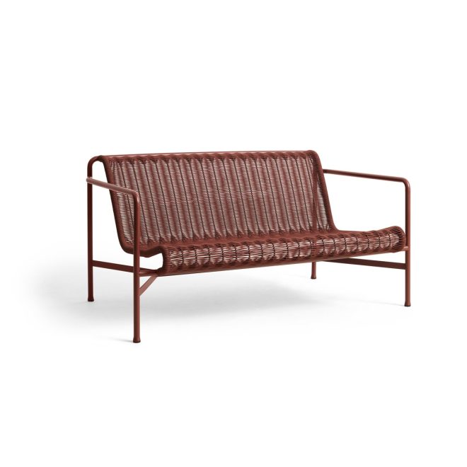 Hay palissade cord loungesoffa iron red