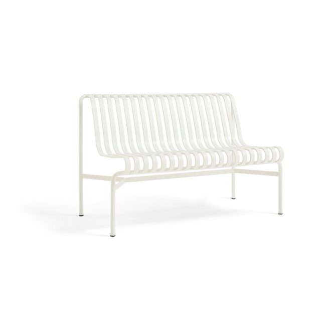 Hay palissade dining bänk utan armstöd cream white
