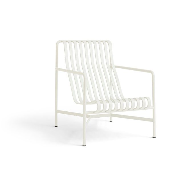 Hay palissade high loungefåtölj cream white