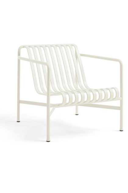 Hay palissade low loungefåtölj cream white