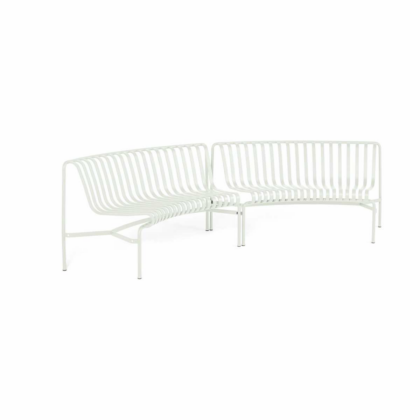 Hay palissade dining parkbänk in-in cream white