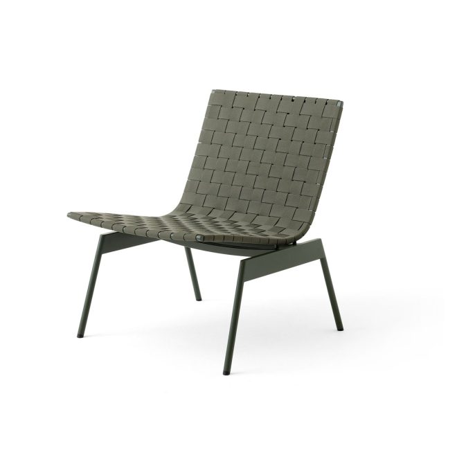 &tradition ville outdoor av44 loungestol bronze green