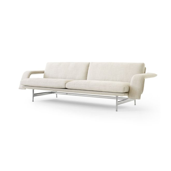 &tradition meantime av31 3-sits soffa pol. aluminium-ecriture 0210