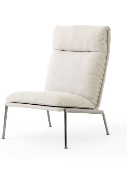 &tradition muno ln16 high back loungefåtölj dark chrome-cifrado 0221