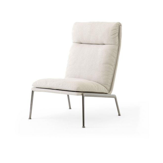 &tradition muno ln16 high back loungefåtölj dark chrome-cifrado 0221