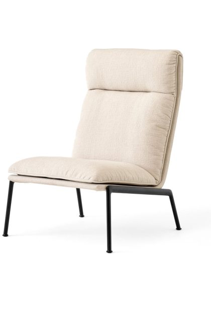 &tradition muno ln16 high back loungefåtölj warm black-cifrado 0221