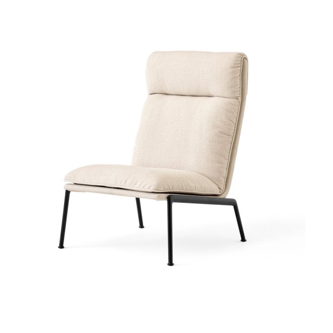 &tradition muno ln16 high back loungefåtölj warm black-cifrado 0221