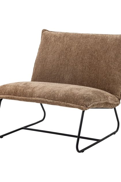Bloomingville cape lounge chair brun