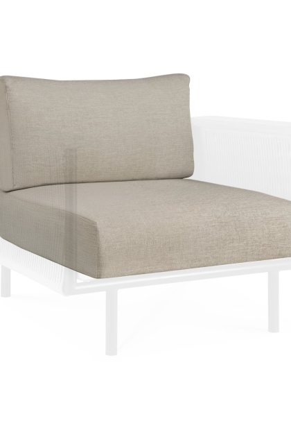 Ethnicraft corbey outdoor dyna till loungestol oyster