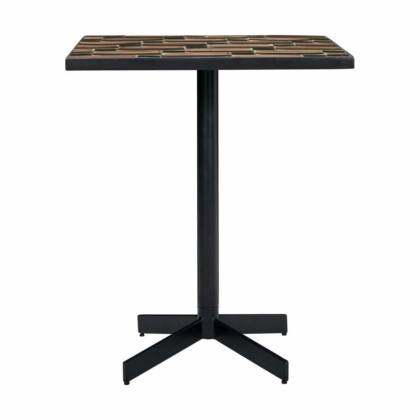 House doctor petit café bord 62x62 cm beige-brun