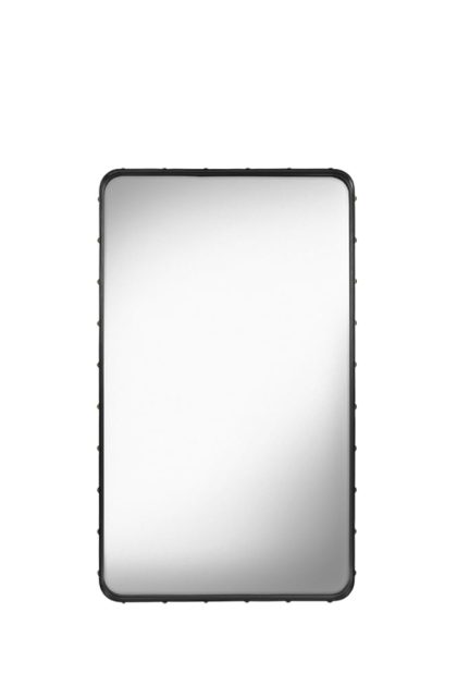 Gubi adnet rektangulär spegel black, medium