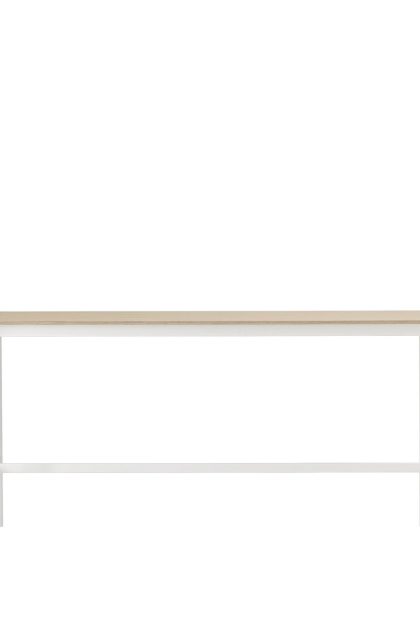 Muuto base high barbord oak, vitt stativ, plywoodkant, b50 l190 h95