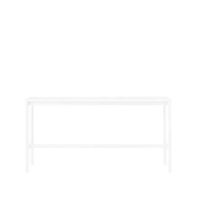 Muuto base high barbord white laminate-vitt stativ-abskant-b50 l190 h95