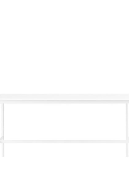Muuto base high barbord white laminate-vitt stativ-abskant-b85 l190 h95