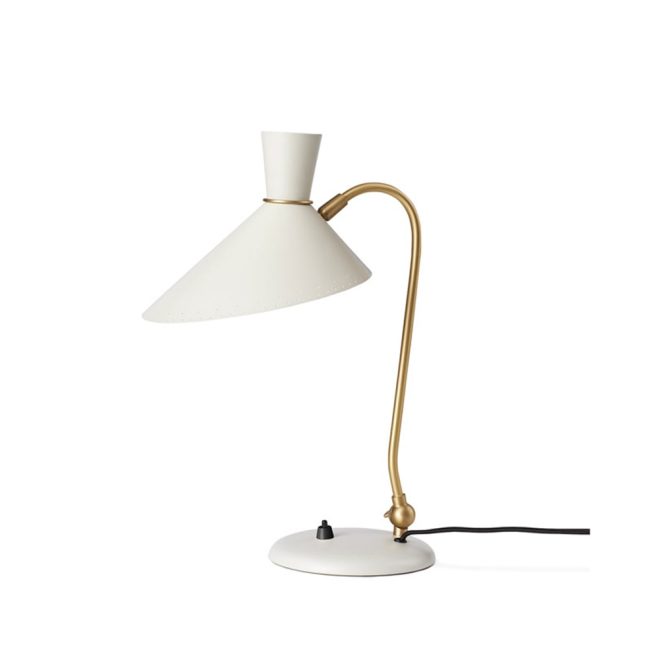 Warm nordic bloom bordslampa warm white, mässingsstativ