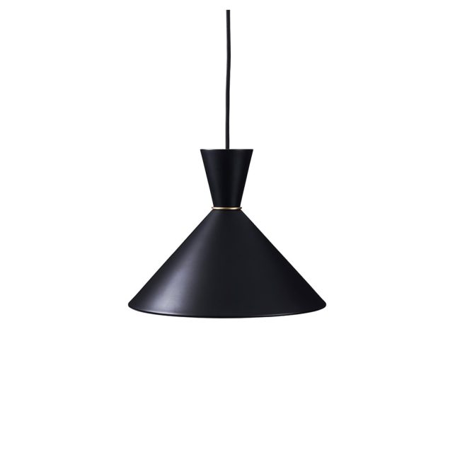 Warm nordic bloom pendel black noir