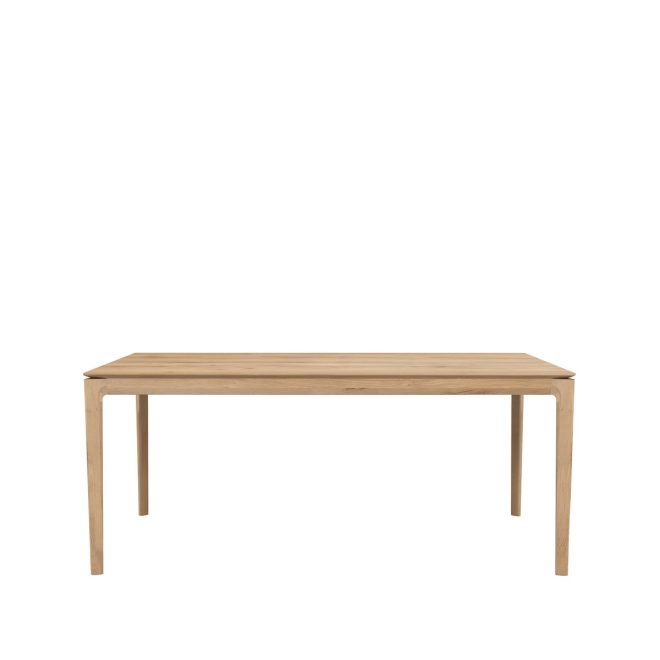 Ethnicraft bok matbord med iläggsskiva oak wax oil 100x180/280 cm