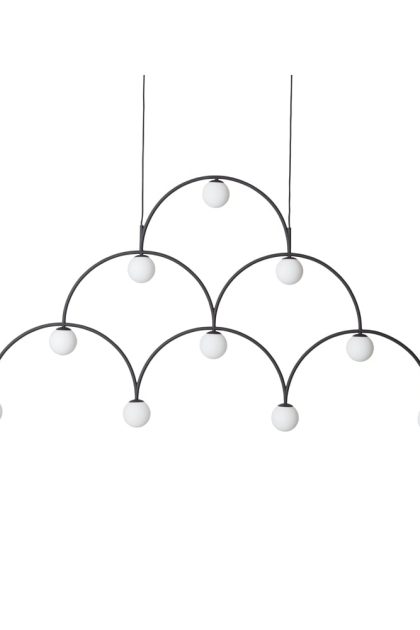 Pholc bounce 169 pendel svart, opalglas