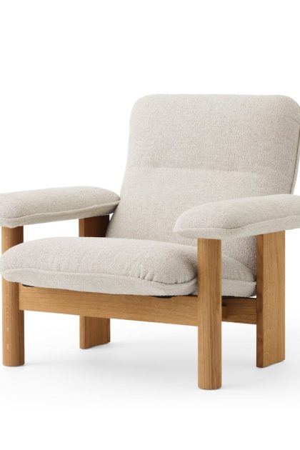 Audo copenhagen brasilia fåtölj oiled oak-moss 011 grey