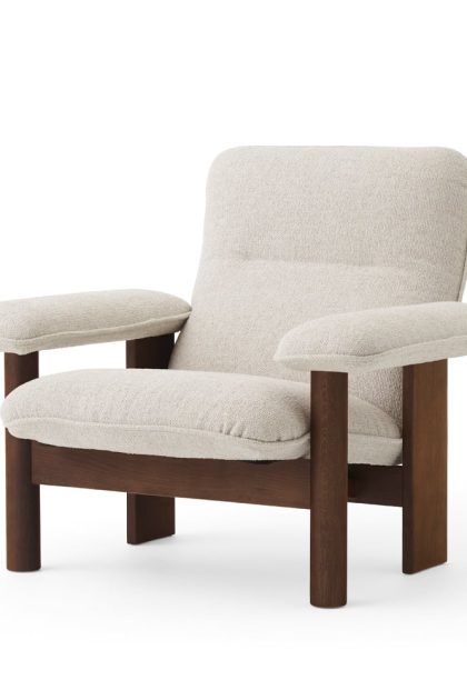 Audo copenhagen brasilia fåtölj dark oak-moss 011 grey