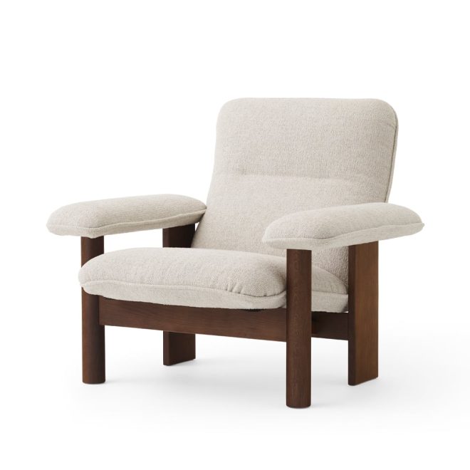 Audo copenhagen brasilia fåtölj dark oak-moss 011 grey