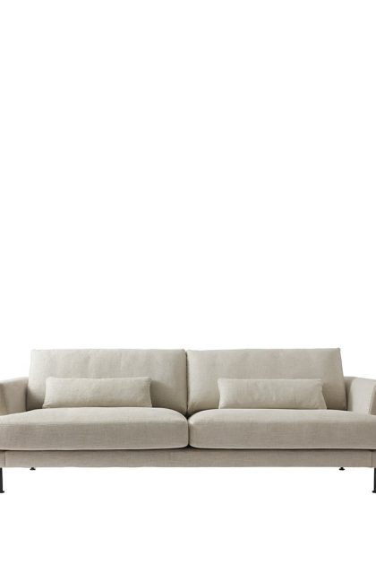 1898 bredhult soffa 3-sits bern 0341 beige-svart stål