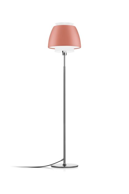 Ateljé lyktan buzz golvlampa laxrosa, led, hög