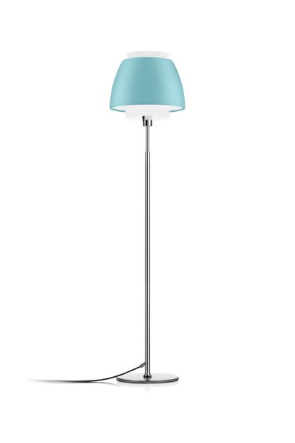Ateljé lyktan buzz golvlampa turkos, led, hög
