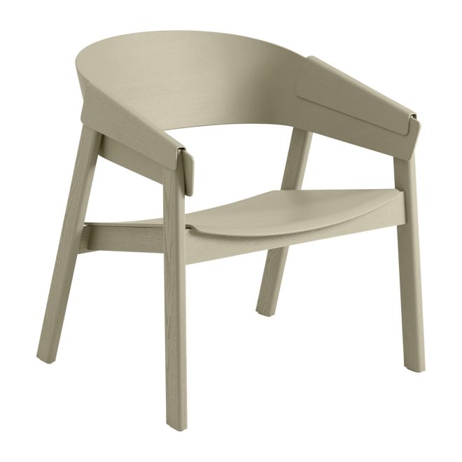 Muuto cover lounge chair dark beige